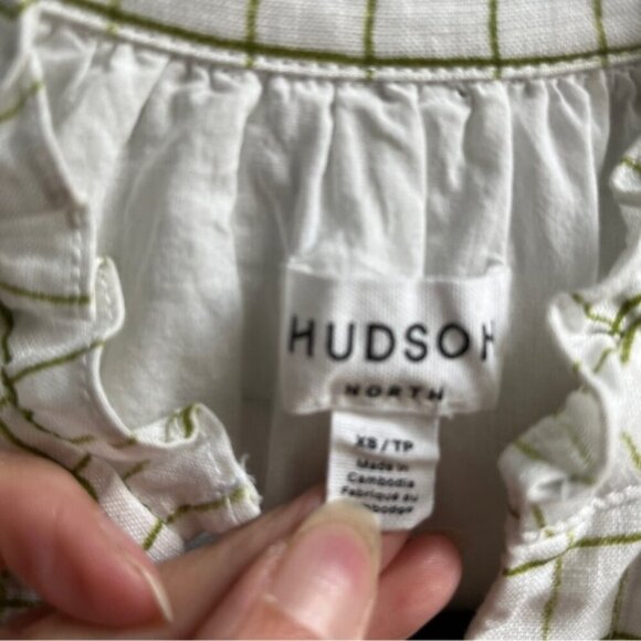 Hudson North The Picnic 100% Linen Tier dress Sz XS - Picture 8 of 13